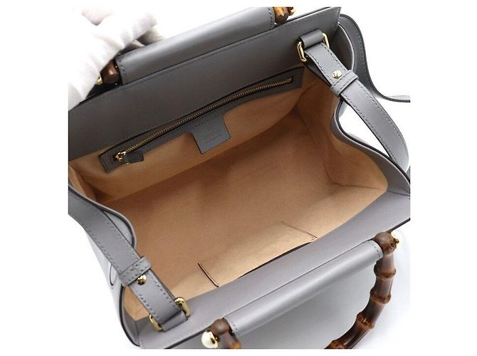 Bamboo Gucci Piccola borsa tote a tracolla con manico in bambù - vista 6