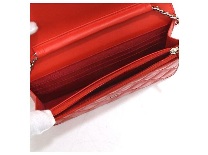 Chanel Borsa a tracolla WOC in vernice rossa Rosso - vista 6