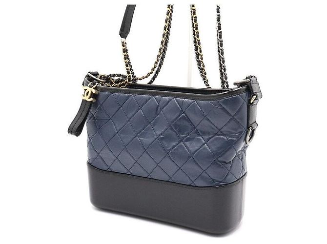 Chanel Gabrielle Quilting Medium Hobo Schultertasche Blau - Ansicht 3