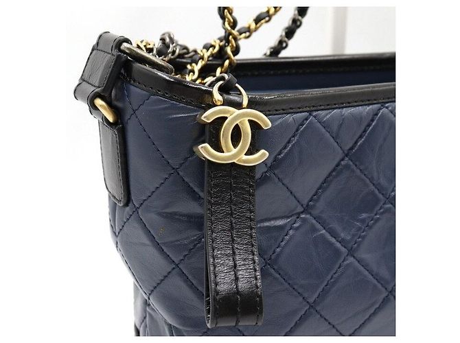 Chanel Gabrielle Quilting Medium Hobo Schultertasche Blau - Ansicht 5
