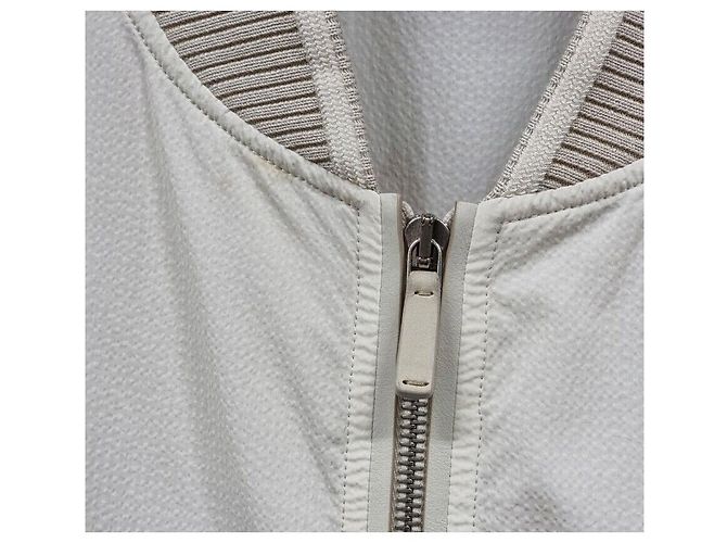 Ermenegildo Zegna Blouson in mix di pelle - vista 4