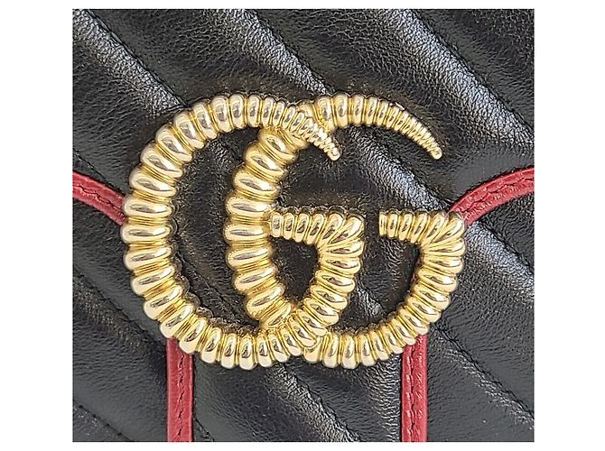 Gucci Borsa a tracolla Marmont Matelassé - vista 2