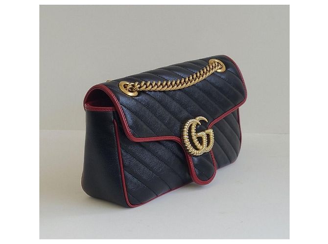 Gucci Borsa a tracolla Marmont Matelassé - vista 4
