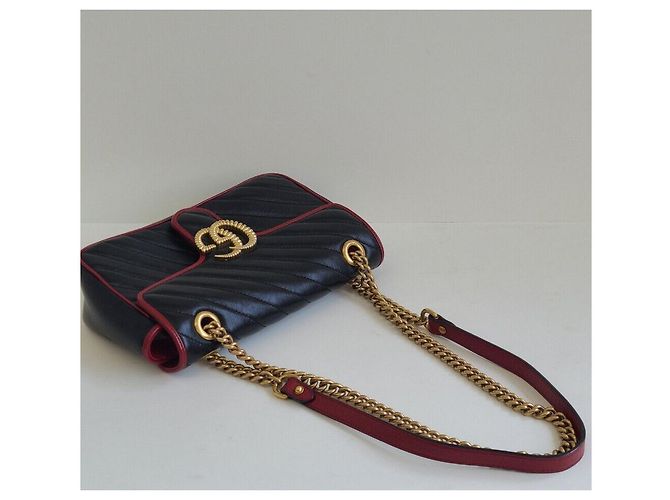 Gucci Borsa a tracolla Marmont Matelassé - vista 5
