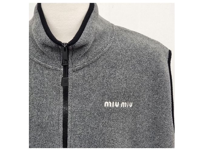 Miu Miu Fleece-Weste Braun - Ansicht 5