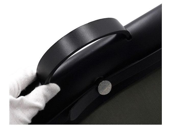 Hermès Borsa Tote Hunter in Tela Militare per Uomini e Donne Verde - vista 13