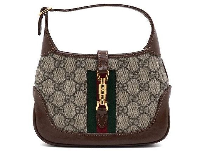 Gucci Borsa a spalla e crossbody Jackie Mini Hobo Marrone - vista 2
