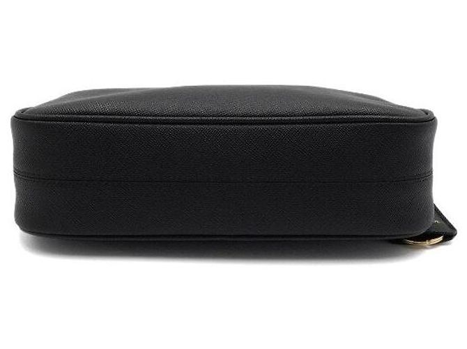 Prada Sac Hobo Multi Re-Edition en Saffiano Noir avec Chaîne Dorée, Sac à Épaule et Bandoulière - vue 7