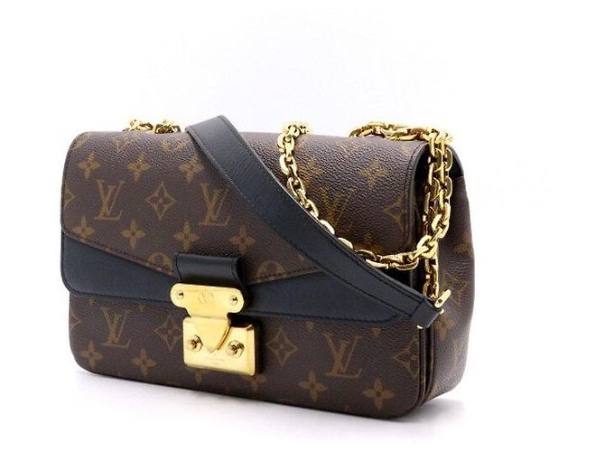 Louis Vuitton Borsa a tracolla e crossbody Marceau in Monogram Canvas con catena dorata Nero - vista 2