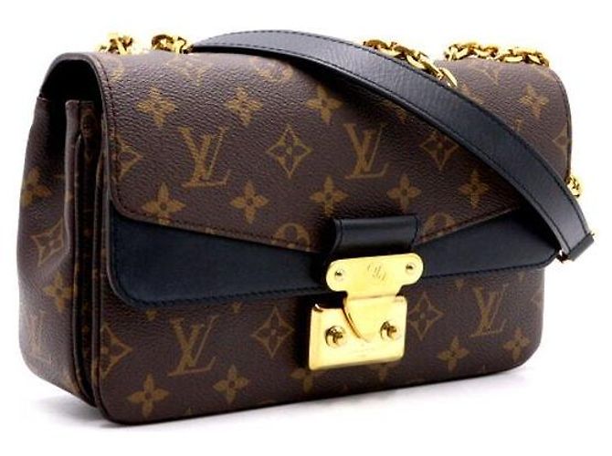 Louis Vuitton Borsa a tracolla e crossbody Marceau in Monogram Canvas con catena dorata Nero - vista 3