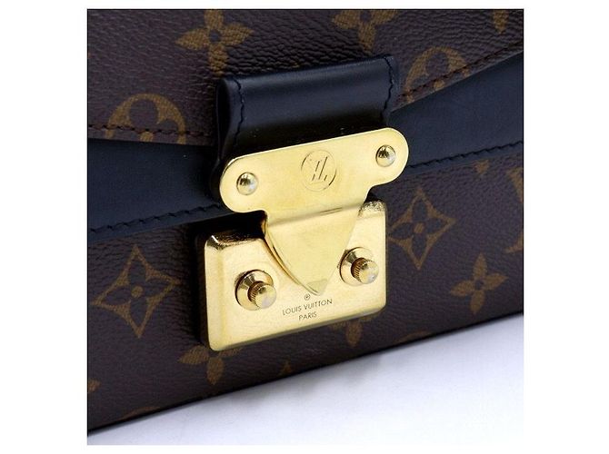 Louis Vuitton Borsa a tracolla e crossbody Marceau in Monogram Canvas con catena dorata Nero - vista 4