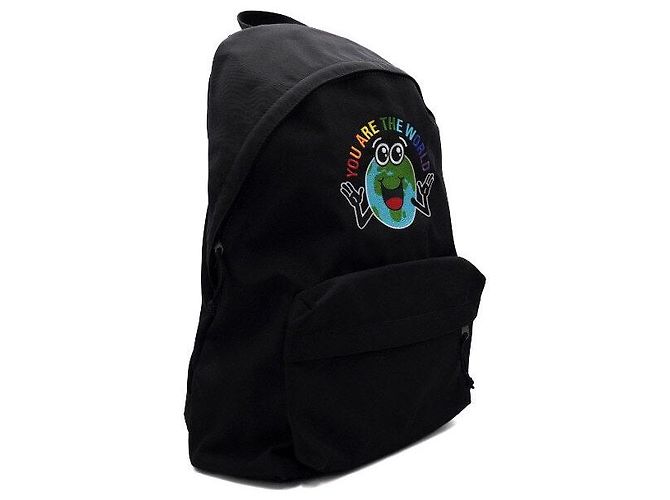 Balenciaga Unisex-Rucksack aus Canvas mit Explorer-Logo-Patch - Ansicht 3