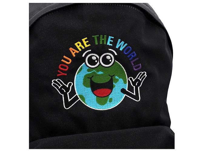Balenciaga Unisex-Rucksack aus Canvas mit Explorer-Logo-Patch - Ansicht 9