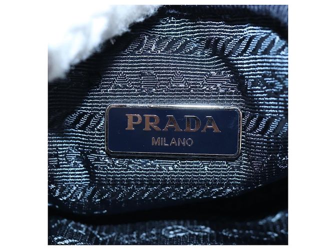 Prada Vintage Tessuto Blu - vista 6