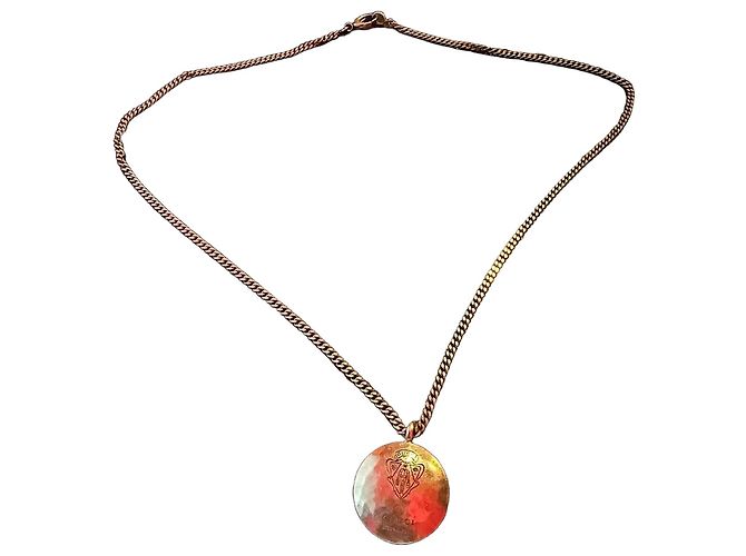 Collana con medaglione emblema in argento sterling Gucci Silver hardware - vista 2