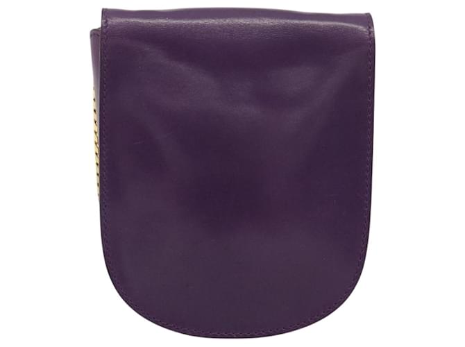 Céline Celine Vintage Leather Porpora - vista 2