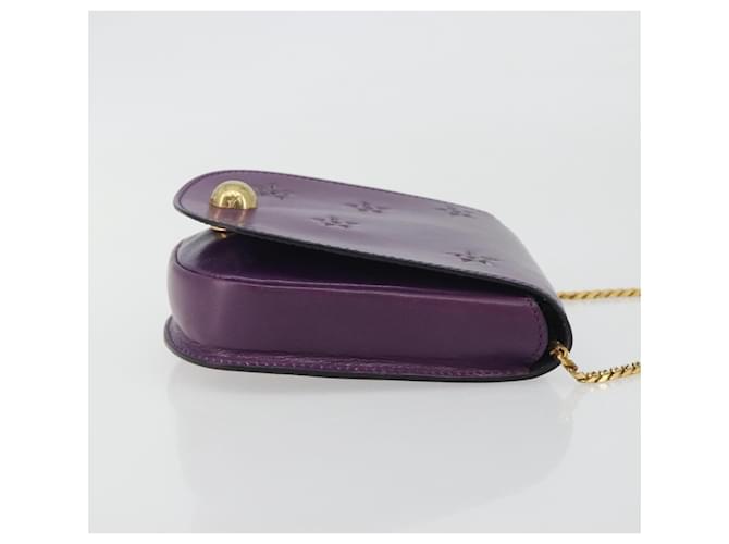 Céline Celine Vintage Leather Porpora - vista 3