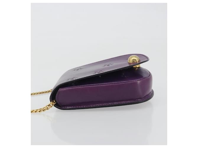 Céline Celine Vintage Leather Porpora - vista 4