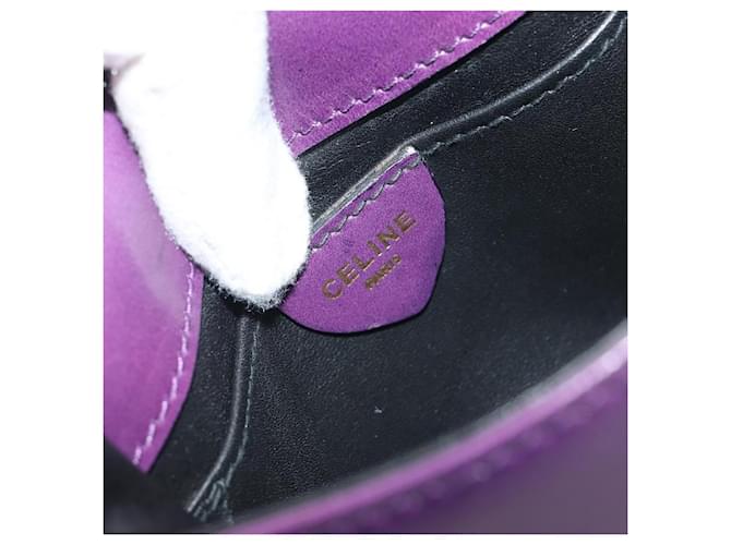 Céline Celine Vintage Leather Porpora - vista 6