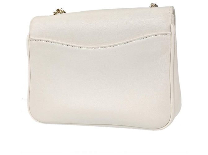 Chanel CC Mania Flap Lambskin Small Bianco - vista 2
