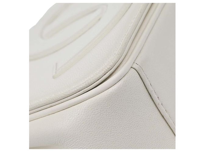 Chanel CC Mania Flap Lambskin Small Bianco - vista 7