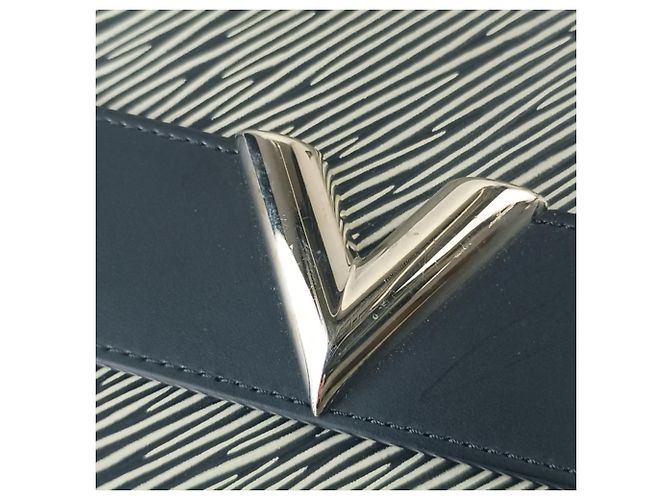 Borsa a Pochette Louis Vuitton Pochette Platte M62092 Epi Platine - vista 7