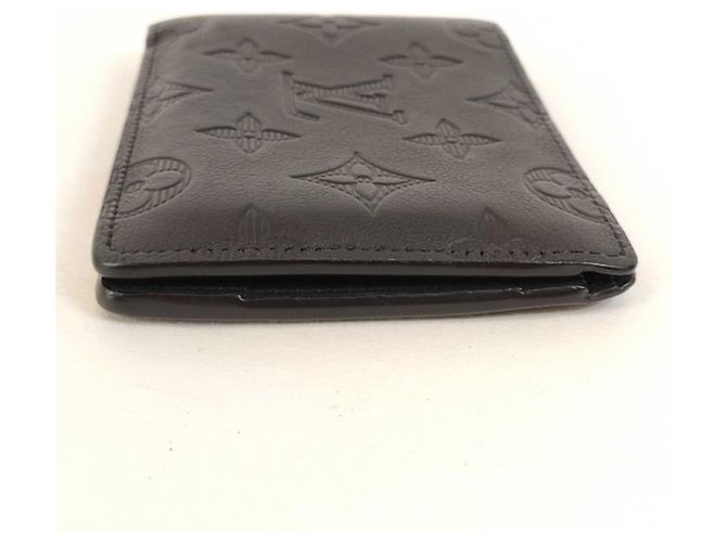 Louis Vuitton Monogram Shadow Bi-Fold Wallet Black - view 5