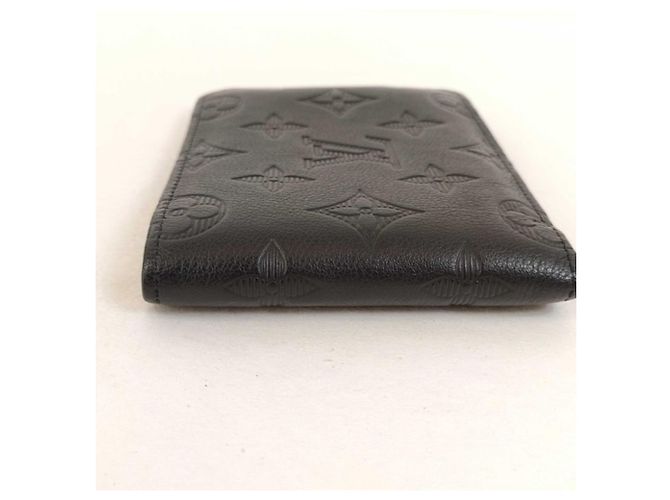 Louis Vuitton Monogram Shadow Bi-Fold Wallet Black - view 7