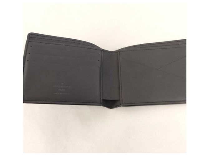 Louis Vuitton Monogram Shadow Bi-Fold Wallet Black - view 8