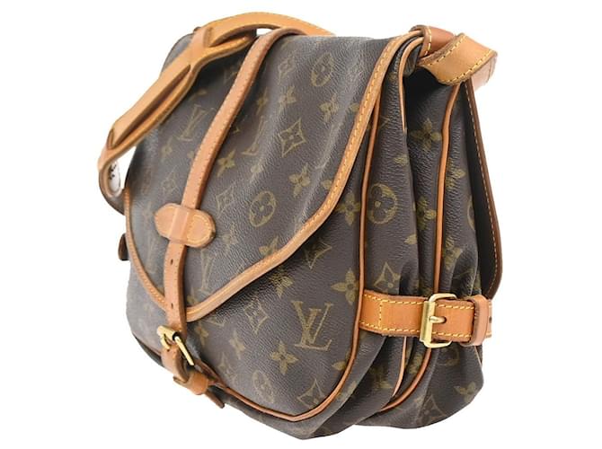 Louis Vuitton Saumur Monogram 30 Marrone - vista 2