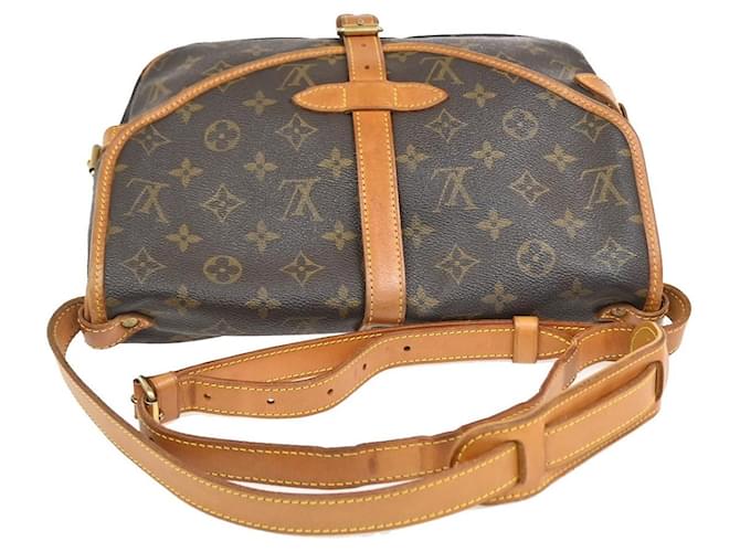 Louis Vuitton Saumur Monogram 30 Marrone - vista 7