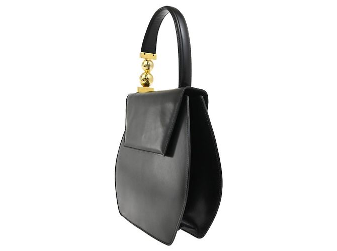 Céline Celine Vintage Leather Schwarz - Ansicht 3