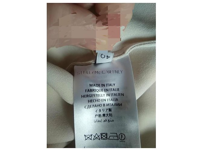 Stella Mc Cartney Stella McCartney Oversized Sweatshirt mit Tiger-Stickerei (Made in Italy) Beige - Ansicht 8