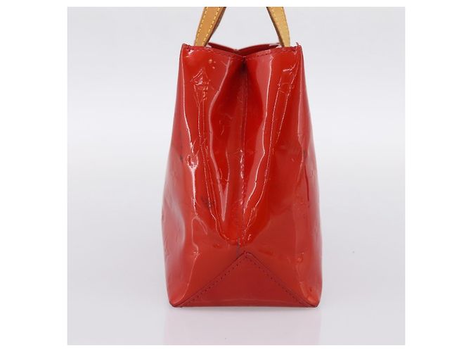 Louis Vuitton Reade Monogram Vernis PM Rosso - vista 3