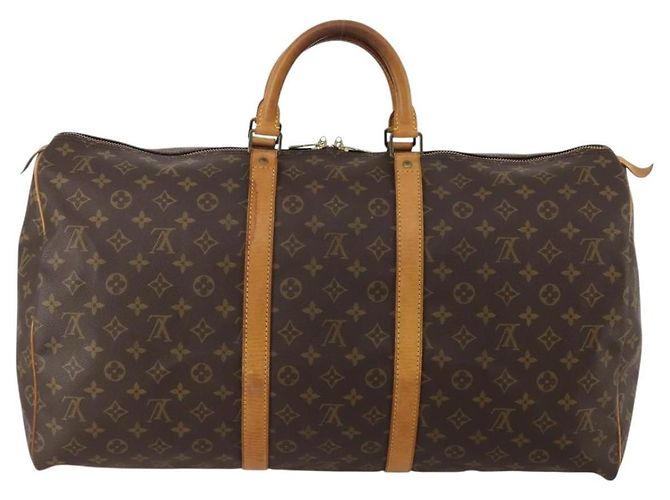 Louis Vuitton Keepall Monogram 55 Marrone - vista 2