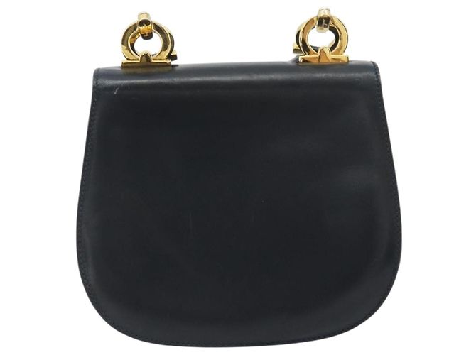 Salvatore Ferragamo Gancini Leather Nero - vista 2