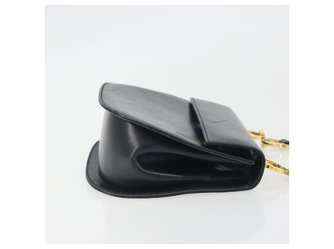Salvatore Ferragamo Gancini Leather Nero - vista 3