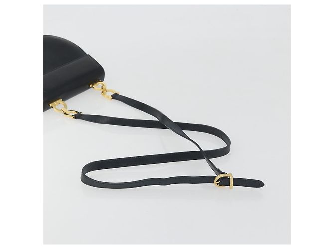 Salvatore Ferragamo Gancini Leather Nero - vista 7