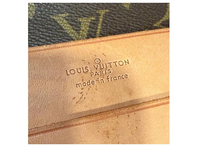 Louis Vuitton Vintage Sac Serviette Crossbody Bag Marrone Monogramma - vista 7