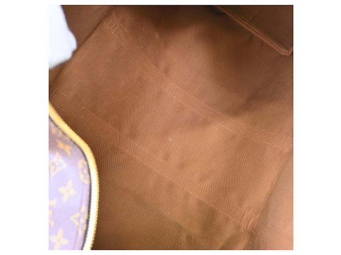 Louis Vuitton Keepall Bandoulière Monogram 50 Marrone - vista 3