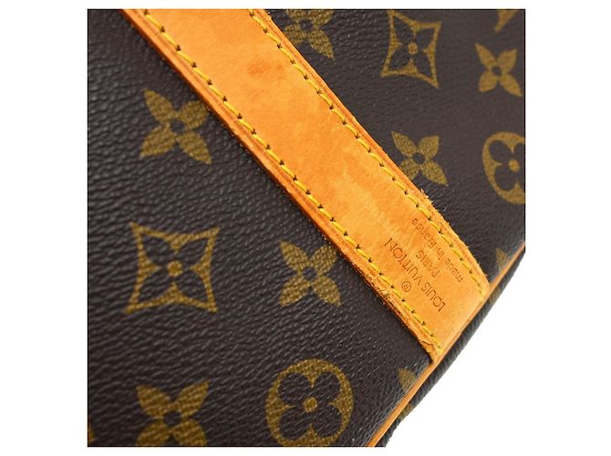 Louis Vuitton Keepall Bandoulière Monogram 50 Marrone - vista 4