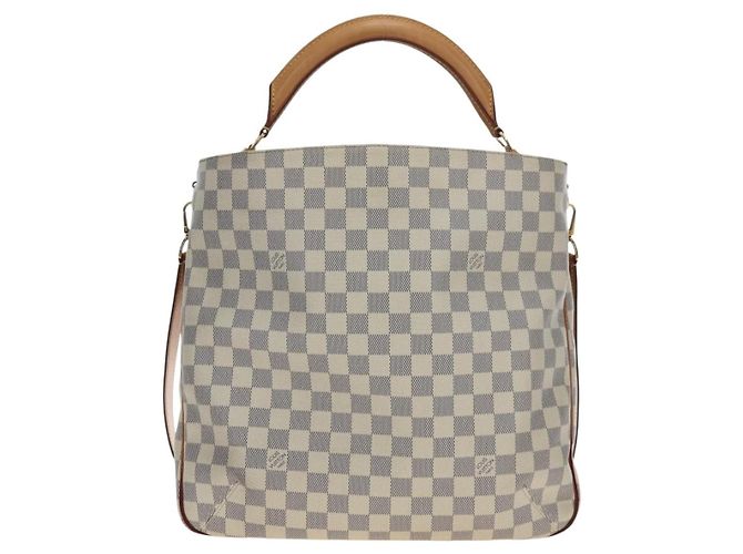 Louis Vuitton Soffi Damier Ebene Bianco - vista 2