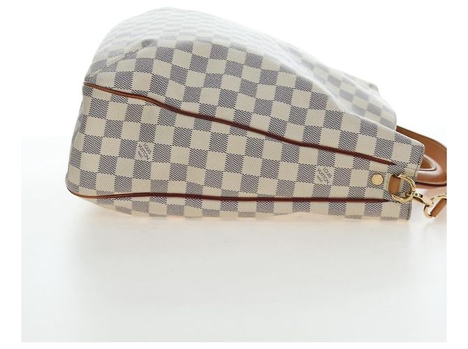 Louis Vuitton Soffi Damier Ebene Bianco - vista 4
