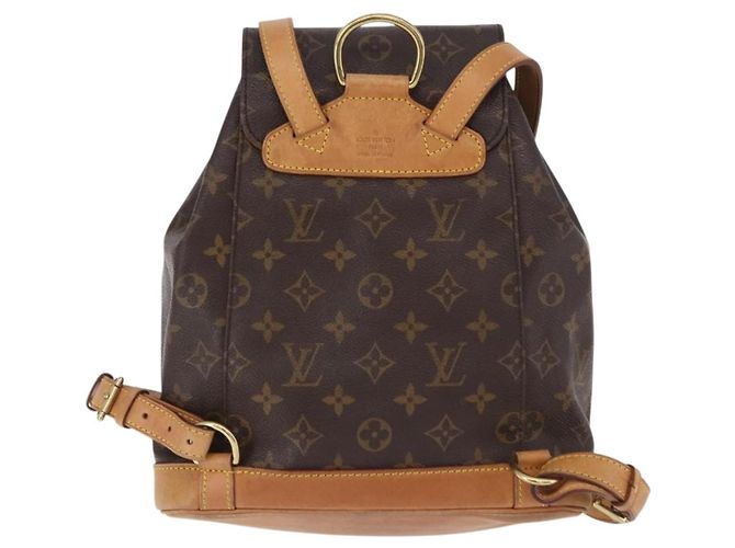Louis Vuitton Vintage Montsouris Monogram Canvas MM Marron - vue 2
