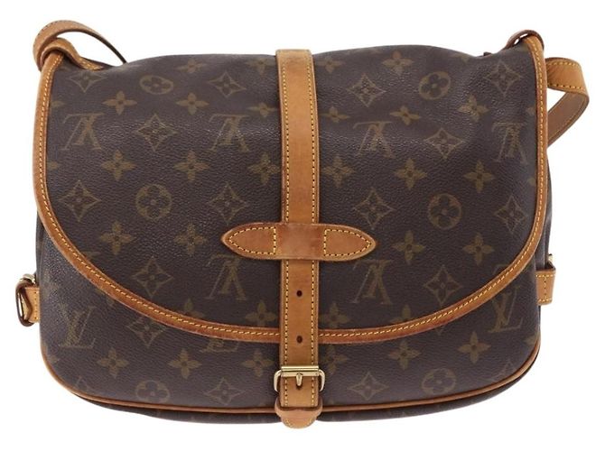 Louis Vuitton Saumur Monogram 30 Marrone - vista 2