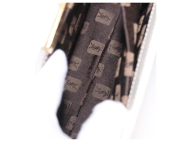 Saint Laurent Vintage Leather Medium Crudo - vista 5