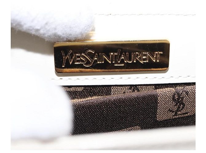 Saint Laurent Vintage Leather Medium Crudo - vista 6