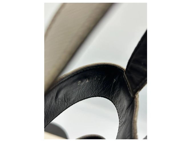 Prada White Saffiano Leather Sandals - view 10