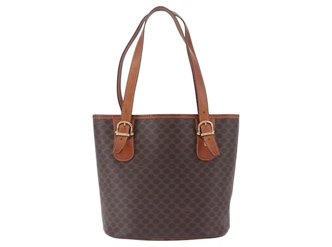 Céline Celine Vintage Macadam Canvas Marrone - vista 2