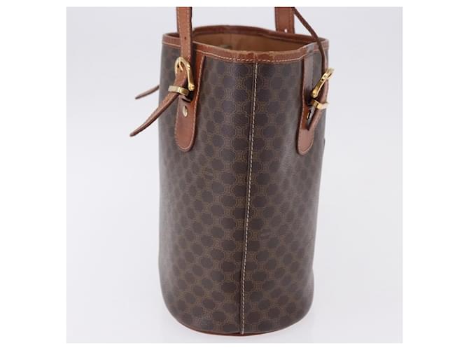 Céline Celine Vintage Macadam Canvas Marrone - vista 4